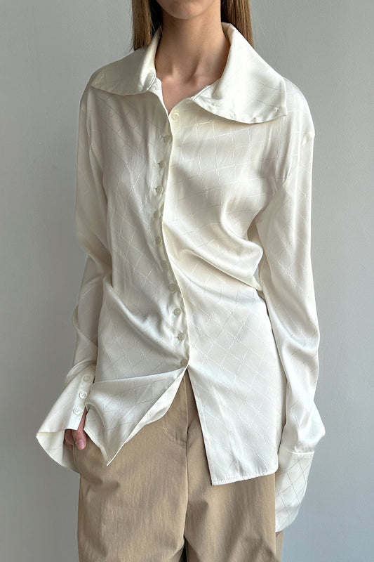 Ivory Silk Shirt