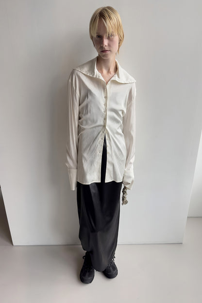 Ivory Silk Shirt
