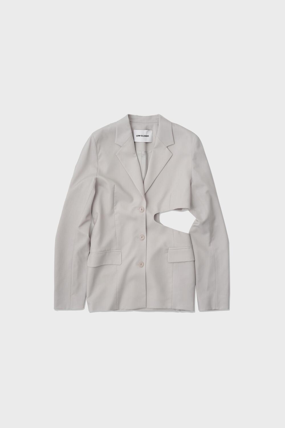Sleek Slim Cut-out Blazer