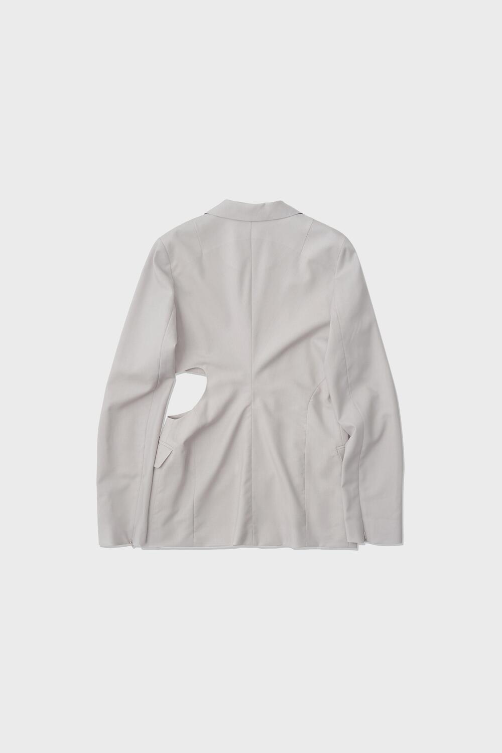 Sleek Slim Cut-out Blazer