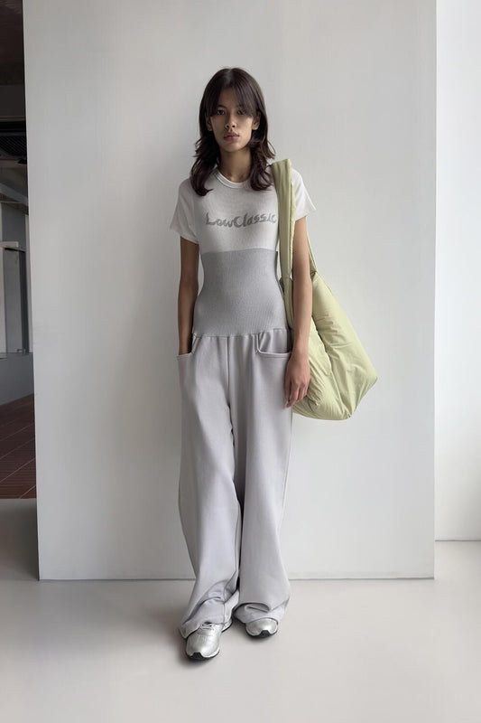 Wide Waistband Sweat Pants